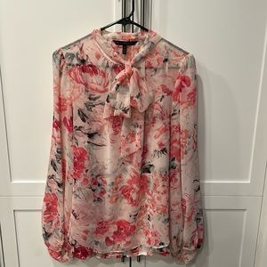 WHITE HOUSE BLACK MARKET long sleeve blouse with matching cami